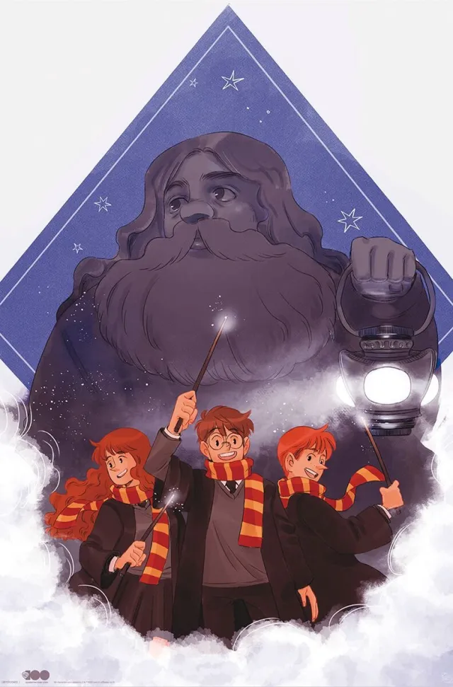 Harry Potter Hagrid Poster meerkleurig Papier Unisex - Fan merch, Film, Hogwarts multicolor