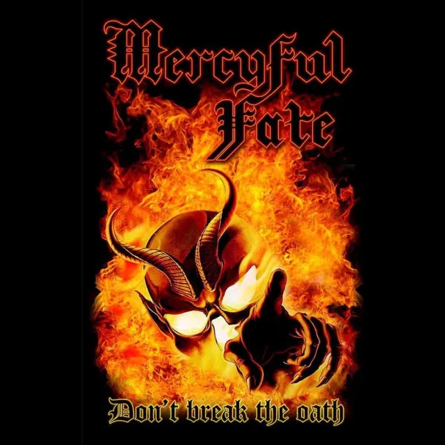 Rock Off Mercyful Fate Textiel Poster Flag Don't Break The Oath Multicolours