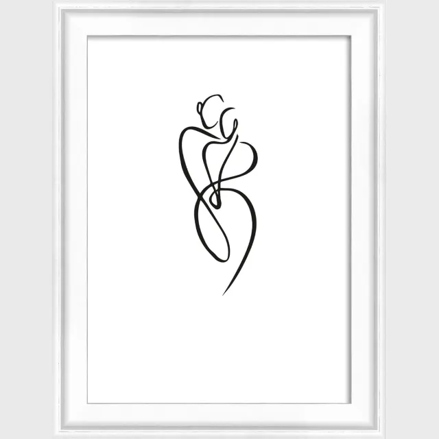 Walther Silhouette - Houten lijst - Fotoformaat 10x15 cm - Wit