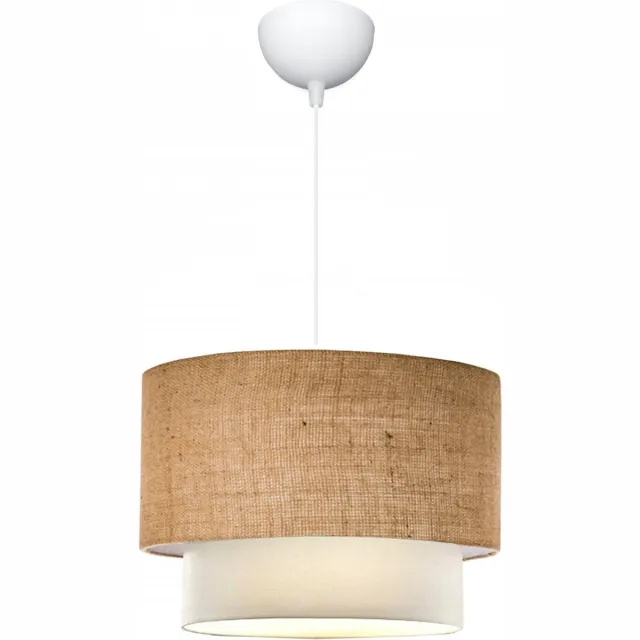 Vente-unique Asir - Kroonluchter - Beige - 20 x 30 x 30 cm