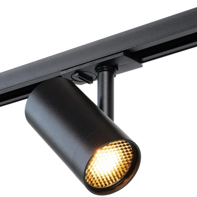 Qub Viror Mesh – GU10 Railspot – Zwart – 1-Fase Railverlichting - Geschikt voor QUB railverlichting sets Zwart - Viror Mesh