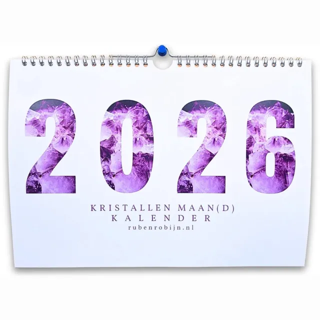 Ruben Robijn Edelsteen Maan(d) Kalender 2026 Bonte kleuren