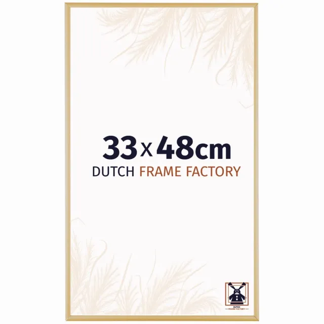 Dutch Frame Factory Fotolijst 33x48 cm - Aluminium - Goud Vintage - Kampen