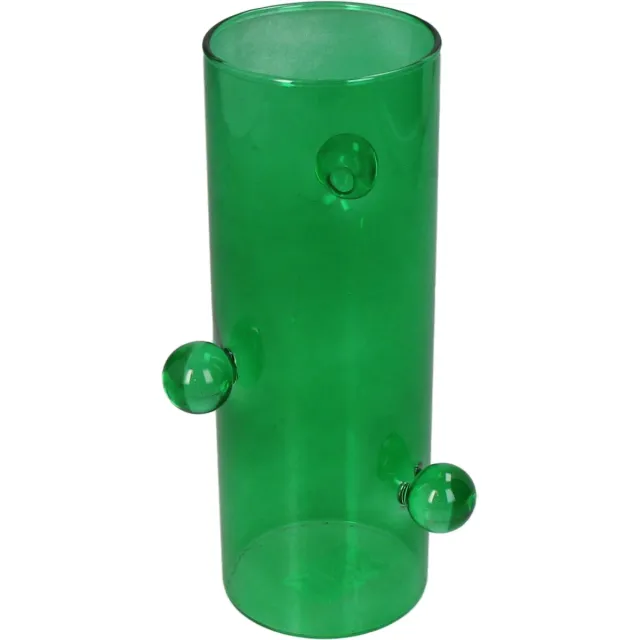 HD Collection Vaas Glas Groen 8,8x8,8x18cm Green