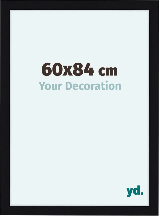 yd. Your Decoration - Fotolijst 60x84 cm - MDF - Zwart Hoogglans - Como