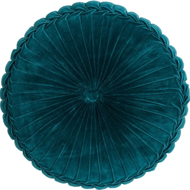 Linen & More Kanan Velvet Dark Turquoise Mattress | 60 X 10 | Sierkussen Voor Woonkamer Of Slaapkamer