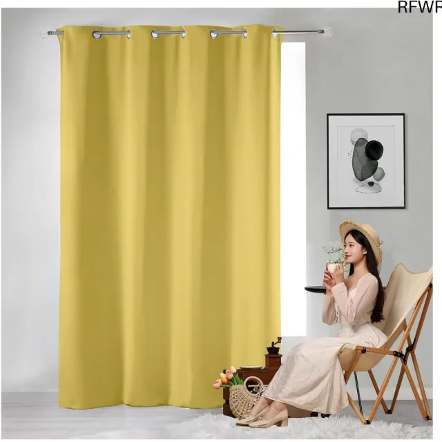 RFWR Warmte-isolerende Verduisteringsgordijnen 250 x 150 cm – Ondoorzichtig en Duurzaam voor Perfecte Privacy en Energiebesparing Donkere kleur