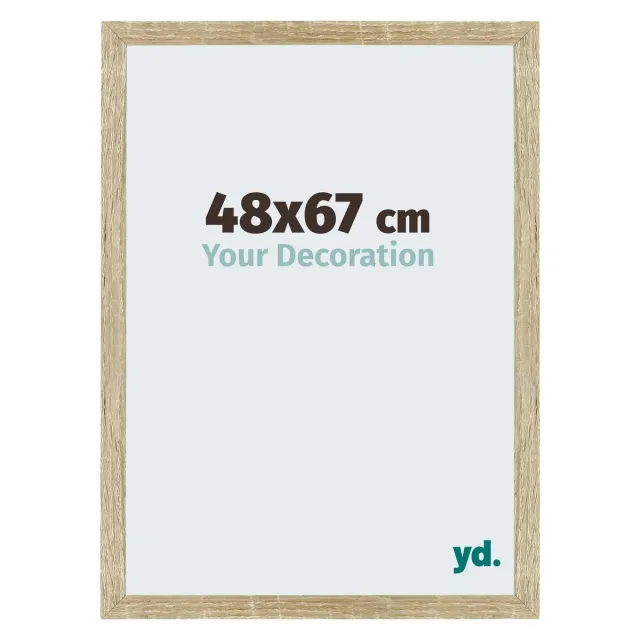 yd. Your Decoration - Fotolijst 48x67 cm - MDF - Sonoma Eiken - Mura