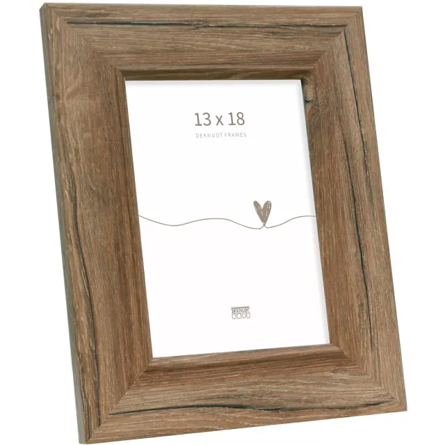 Deknudt Frames fotolijst S48SH4 - bruine houttint - breed - 13x18 cm donkerbruin,generfd