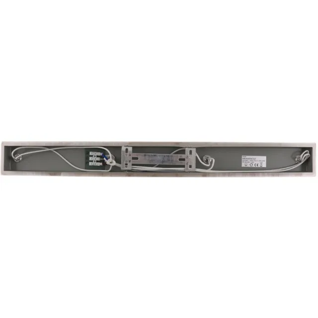 Olucia Aluminium plafondfitting zilver, Rika - Vorm: Rechthoek