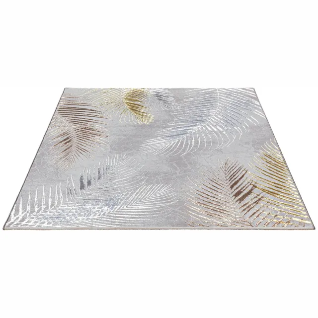 Merinos Karpet24 Modern Vloerkleed Creation - Laagpolig met Hoog-Laag Effect, Grijs-120 x 170 cm