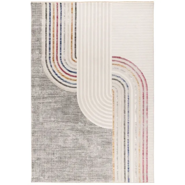 Dutch XXL Laagpolig Vloerkleed | Tapijt | Vista | Bogen | Multikleur | 200x290 cm