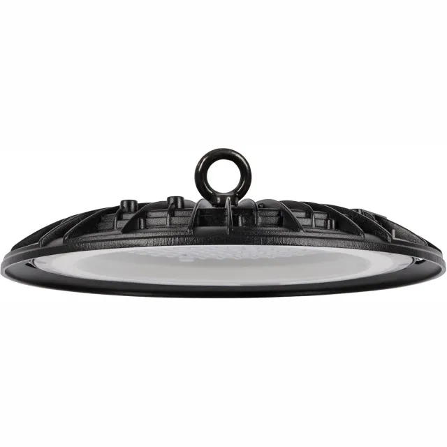 Qualu LED UFO High Bay - Rimo - 150W - Magazijnverlichting - Waterdicht IP65 - Helder/Koud Wit 6000K - Aluminium Zwart