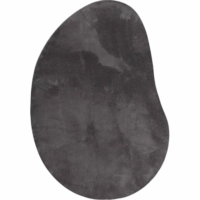 vidaXL Tapijt - HUARTE - Antraciet - 140 - x - 200 - cm - Polyester