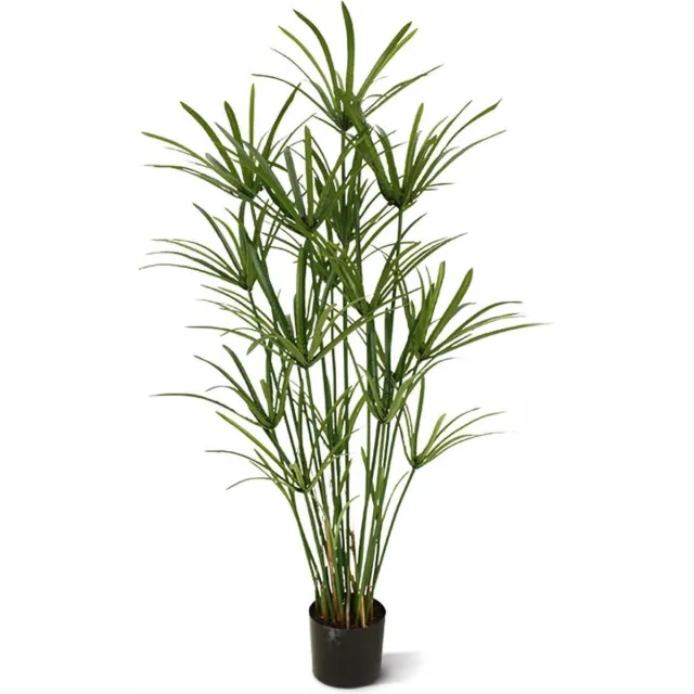Maxifleur Papyrus deluxe kunstplant 135cm Groen