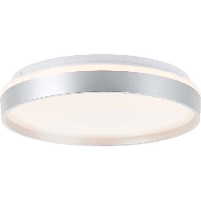 Brilliant Plafondlamp Britt - Zilver - 33cm - Cct - 22w