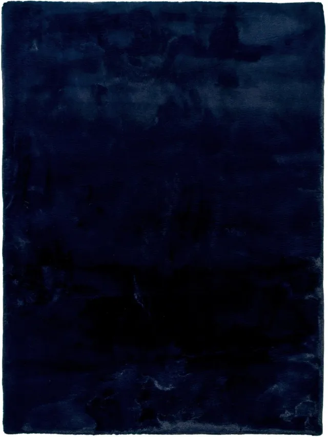 NATURL. Zacht Hoogpolig vloerkleed - Comfy Supreme Donkerblauw - 160x230cm