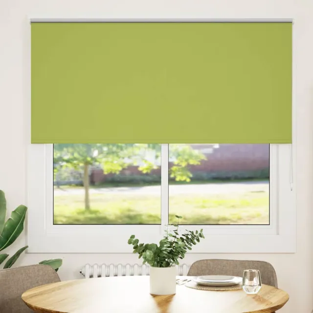vidaXL Rolgordijn verduisterend 145x150 cm stofbreedte 141,6 cm groen