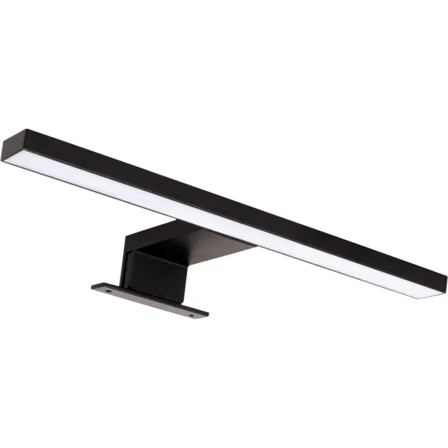 STRÜHM ROXANA LED Spiegelverlichting - Badkamer Lamp - Schilderijverlichting - Rechthoek 5W - 530 Lumen - 4100K Daglicht wit - Zwart - 300 mm - IP44