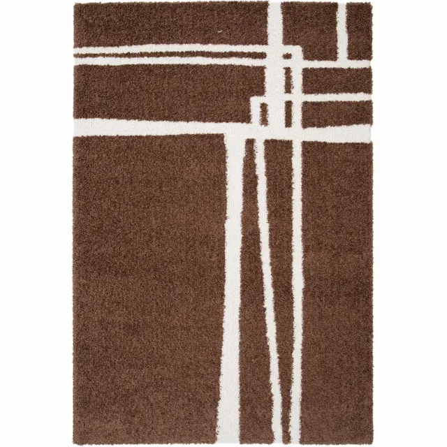 AFK Living Vloerkleed design, zacht en dik ARCHI kastanje