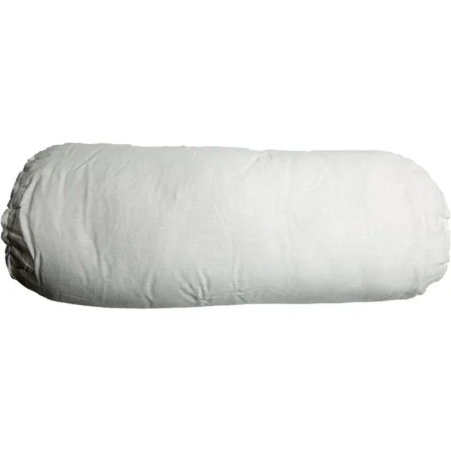 Mrs. bloom Linnen rolkussen 'Roll' (60cm x 20cm, Puur wit)