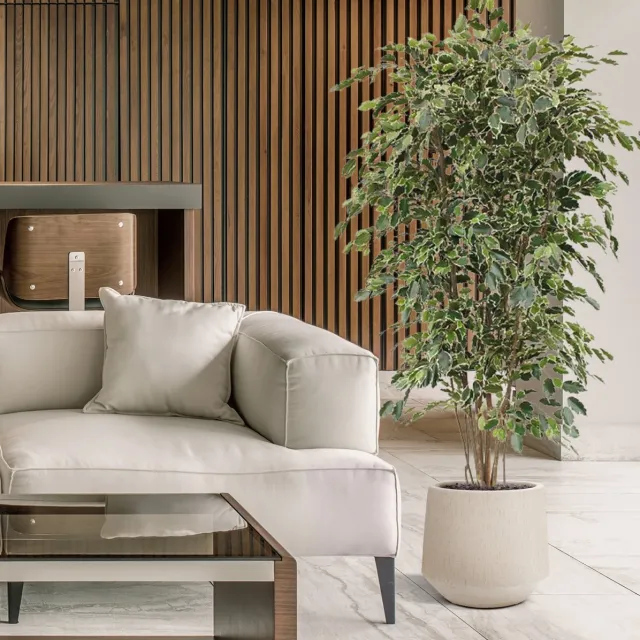 Maxifleur Ficus Exotica deluxe kunstboom 210cm - bont