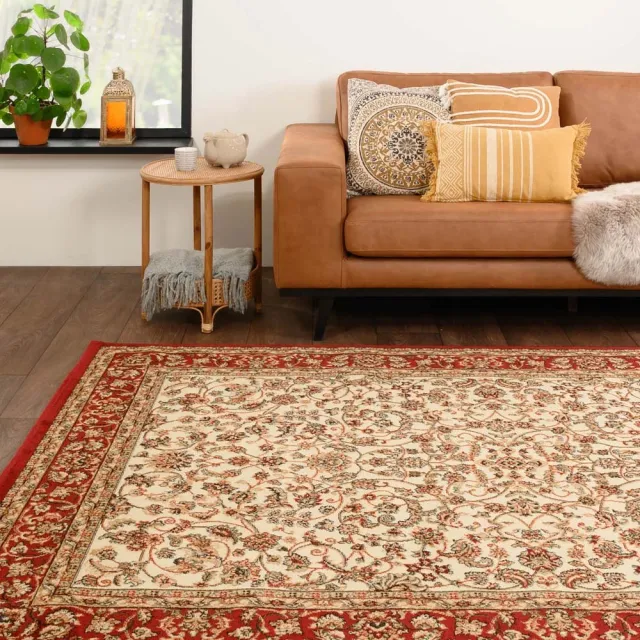 Tapeso Perzisch tapijt - Mirage Oasis rood/crème 120x170