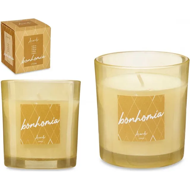 Acorde amber geurkaars - kaars met Amber geur - 120 gram - 35 branduren