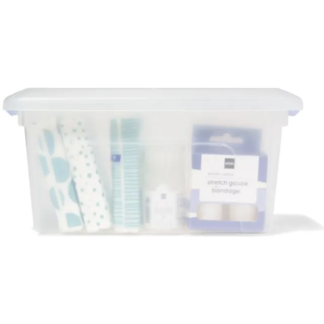 HEMA Opbergbox 5L Tokyo transparant 28x19.5x14 recycled