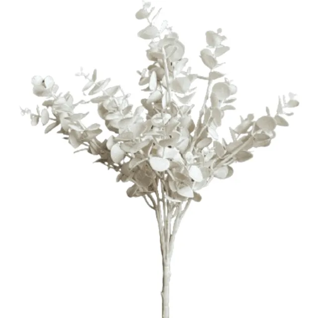 In2Deco Eucalyptus tak beige - Kunst Eucalyptus bos - 40 cm - Kunstbloemen - Siertakken