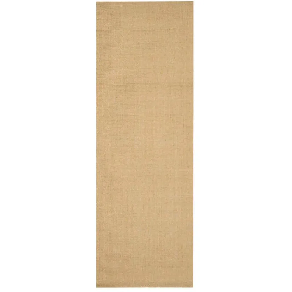 vidaXL Vloerkleed 66x200 cm natuurlijk sisal Bruin