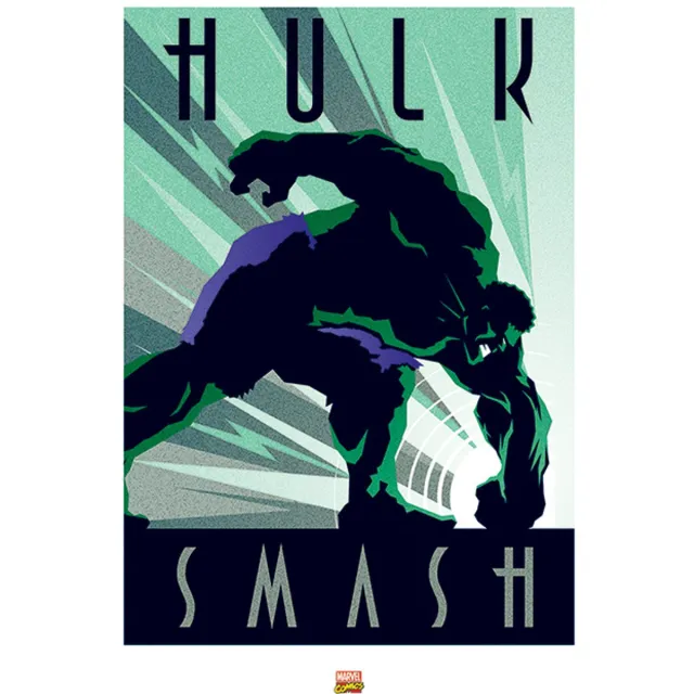 Marvel Pyramid Poster - Marvel Deco Hulk - 80 X 60 Cm - Multicolor Multi color