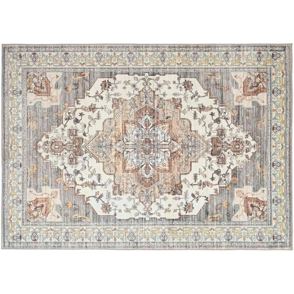 vidaXL Vloerkleed ORIZ Bruin 140 x 200 cm 100% polyester