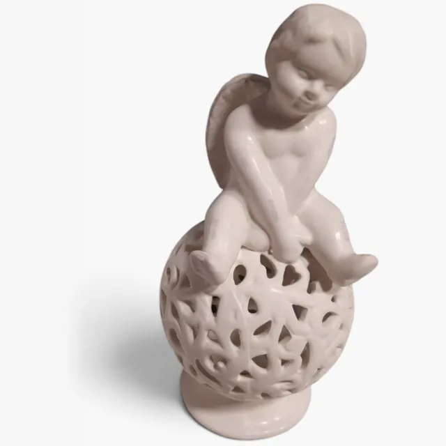 Riverdale Joy of Living - Kaarsenhouder - Angel Candle Holder - Wit