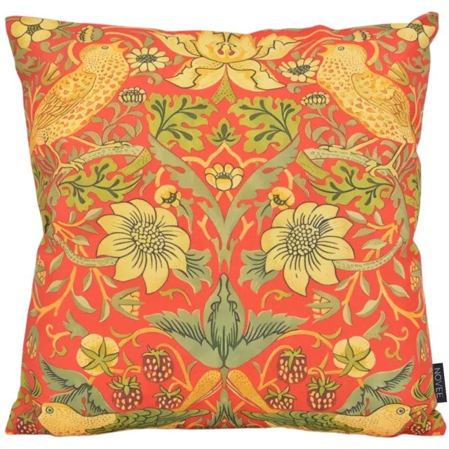 NOVÉE Reyer Gobelin Kussenhoes | 45x45 cm | Katoen/Linnen rood