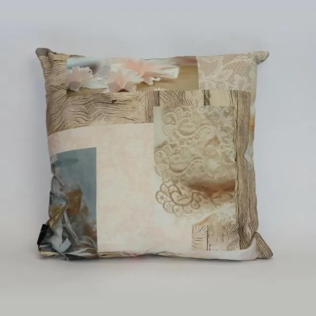 Madison sierkussen 45x45 cm Marinde taupe