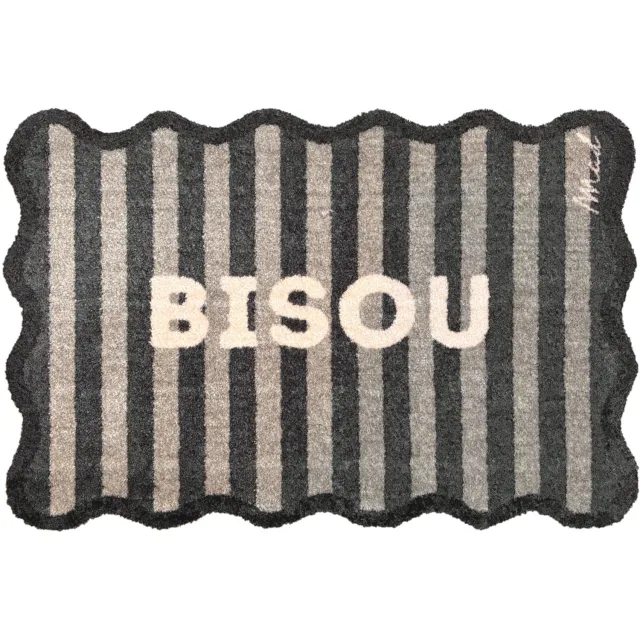 Mad About Mats Miro - deurmat/badmat - bisou - droogloop/touch - wasbaar - 50x75cm groen