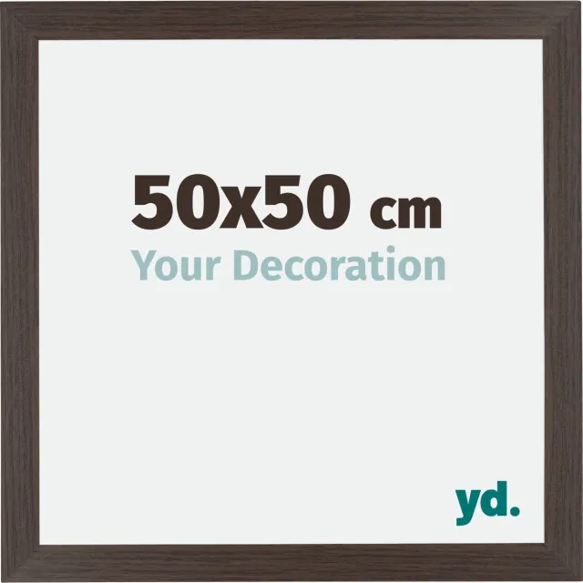 yd. Your Decoration - Fotolijst 50x50 cm - MDF - Eiken Donker - Mura