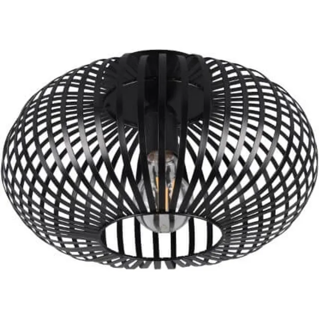 Trio JOHANN - Plafondlamp - Zwart mat - excl. 1x E27 4 W - Verlichting omhoog en omlaag
