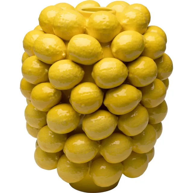 Kare Design Vaas Lemon Juice 40cm Geel