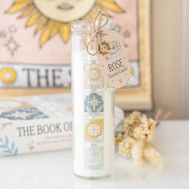 Something Different Vintage Tarot Rose Tube Geurkaars - Multicolours