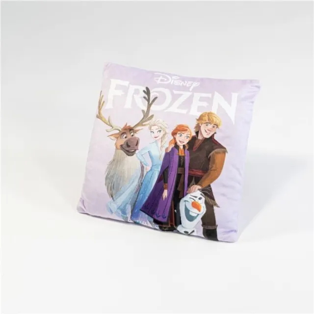 Disney Frozen Sierkussen - 35 x 35 cm - Velboa Paars