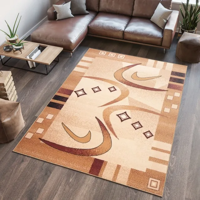 Tapiso Atlas PP Vloerkleed Beige Woonkamer Tapijt Kleed Maat- 250x350 Beige 9