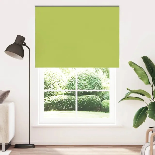 vidaXL Rolgordijn verduisterend 145x230 cm stofbreedte 141,6 cm Groen
