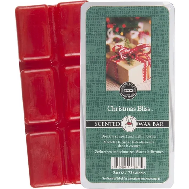 Bridge water Bridgewater - Geurwax - Christmas Bliss - Scented Wax Bar Rood