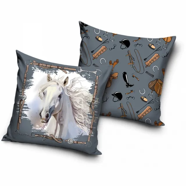 Carbotex Sierkussen Paard - 40 x 40 cm multi