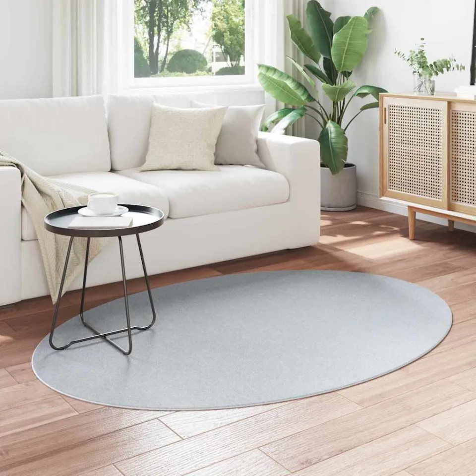 vidaXL Tapijt HUARTE Grijs 120 x 170 cm 100% Polyester, foto 3