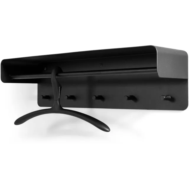 Spinder Design wandkapstok Arcus 70 Zwart
