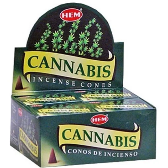 HEM Wierook Kegel Cannabis (12 pakjes) Multicolor