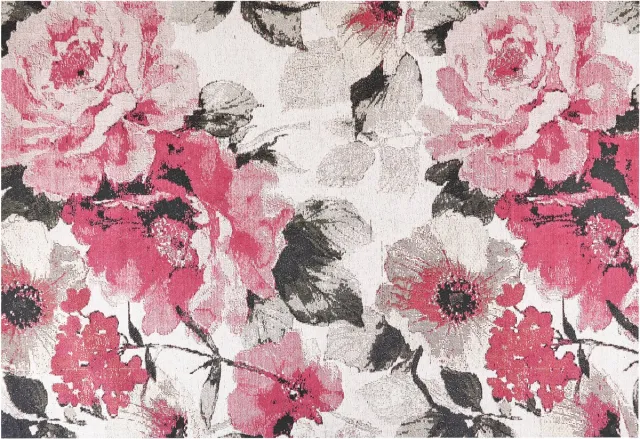 Beliani EJAZ - Vloerkleed - Roze - 140 x 200 cm - Katoen